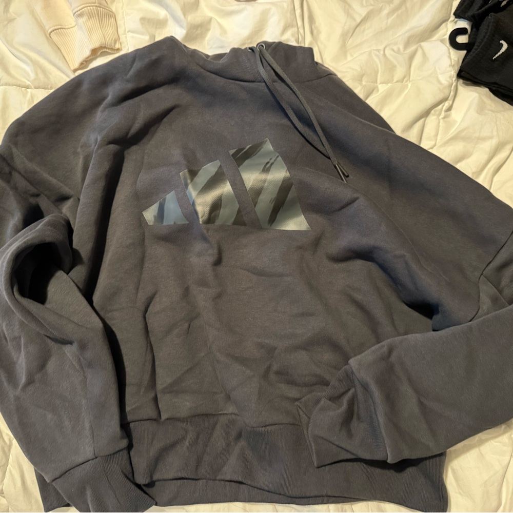 Adidas size large cropped hoodie